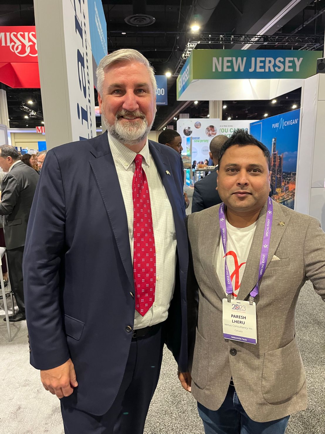 With Eric Holcomb - Governor of Indiana