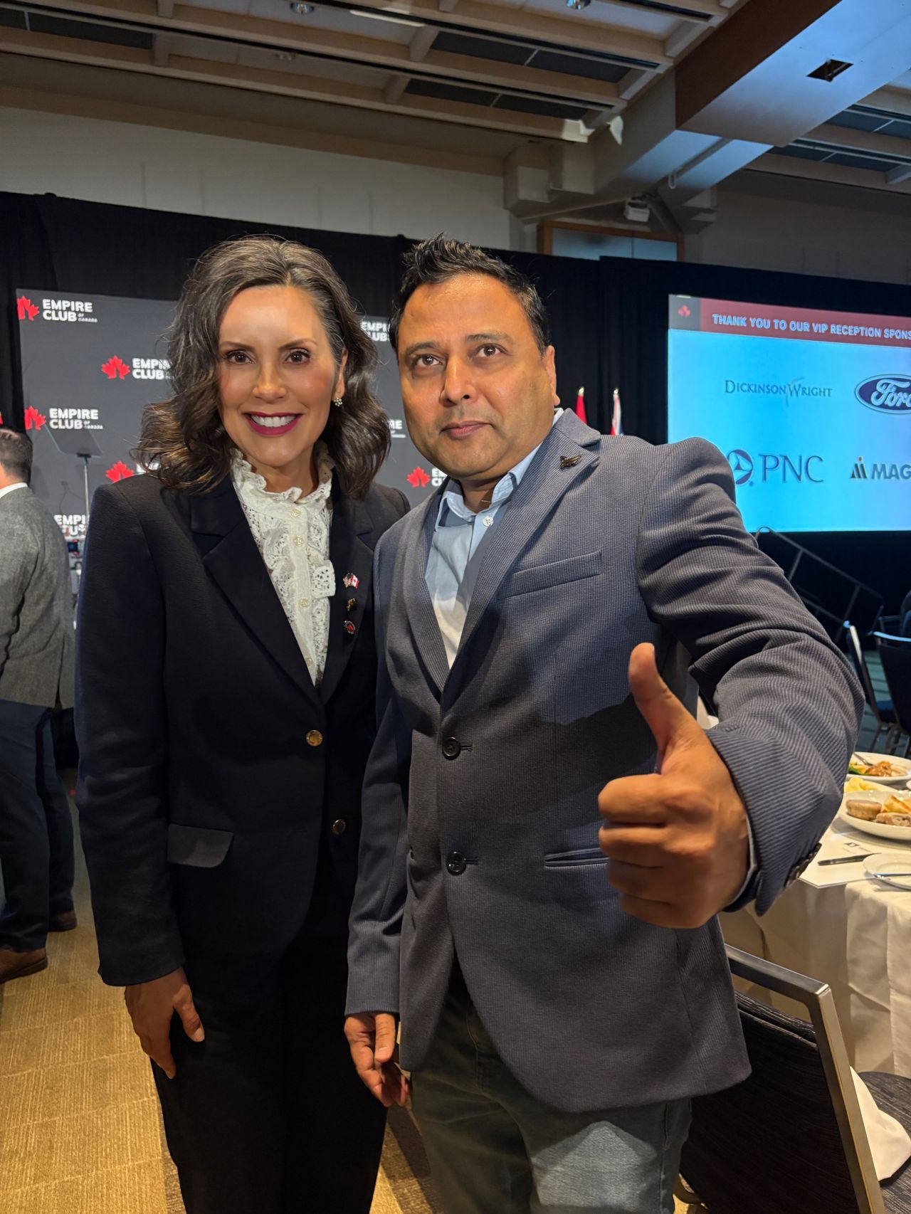 With Gretchen Whitmer - Governor of Michigan