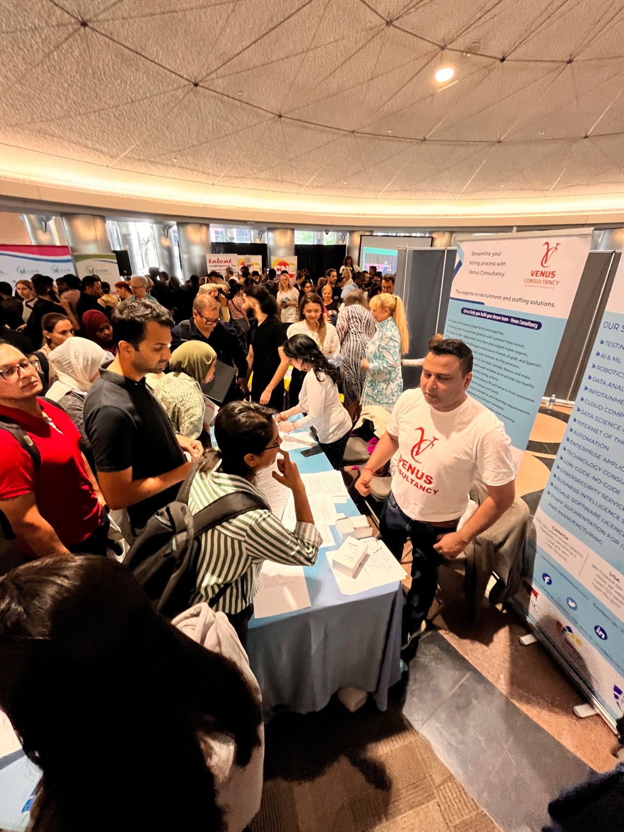 Venus Consultancy at Job Fair Event