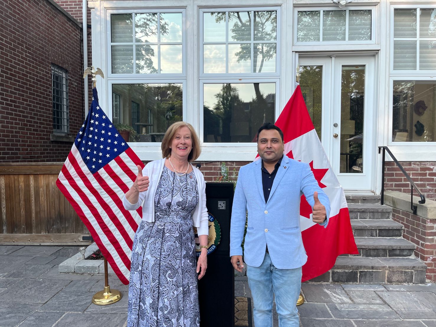 With Consulate General of the U.S.